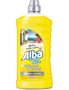 Alba Pavimenti Detergente Liquido - 1 Litro - Citronella